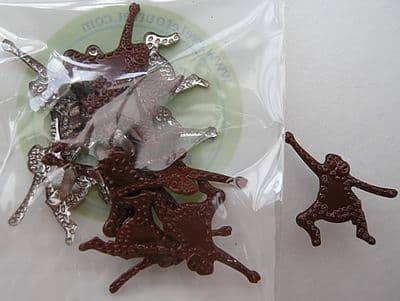 MONKEY dark brown, BRADS