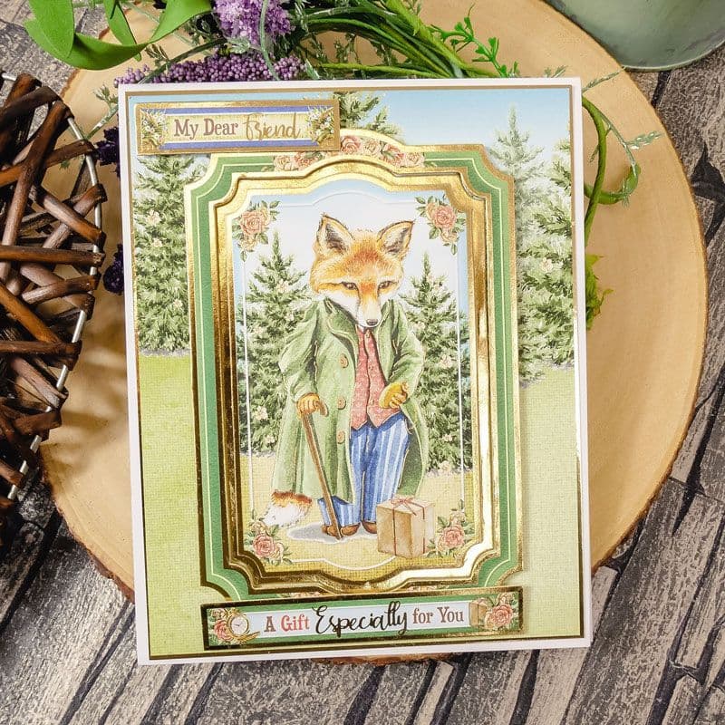 My Dear Friend - Hunkydory A Woodland Story Luxury Card Topper Set