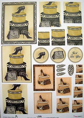 NANCY WATT SHOES STACK ITS DECOUPAGE 11