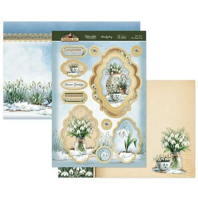 New Year, New Beginnings - Hunkydory Festive Joy 2025  Luxury Christmas Card Toppers