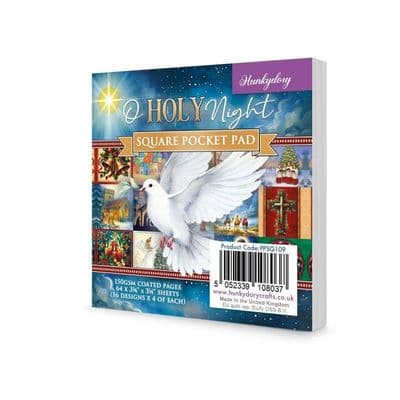 O Holy Night  Hunkydory  Square Pocket Pad 64 Sheets