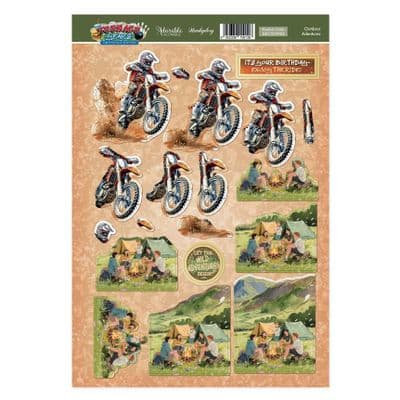 Outdoor Adventures - Hunkydory Teenage Years Decoupage Topper Sheet