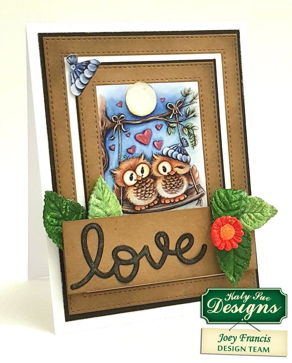 Owls Paper Craft Pad Toppers Sentiments & Verses