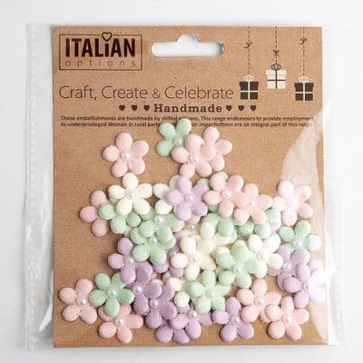 Paper Flowers Small – Vintage Blush (50 Pack) - IO-HM077