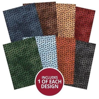Pawprints - Hunkydory Adorable Scorable Cardstock 8 A4 Sheets