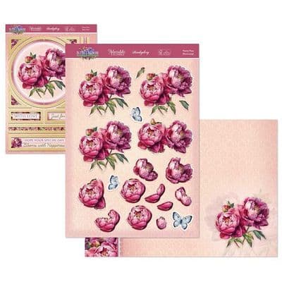 Peony Posy - Hunkydory In Full Bloom Deco-Large Kit