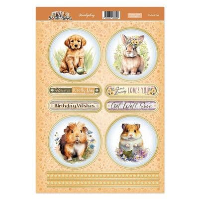 Perfect Pets -  Hunkydory Adorable Animals Topper Sheet