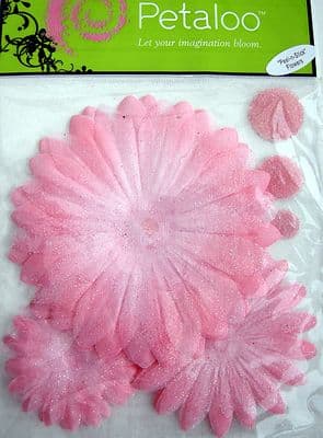 PETALOO GLITTERED DAISY LAYERS PINK