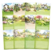 Picket Fence Scene Stash 12 sheets - Katy Sue