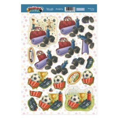 Reach Your Goals! - Hunkydory Teenage Years Decoupage Topper Sheet