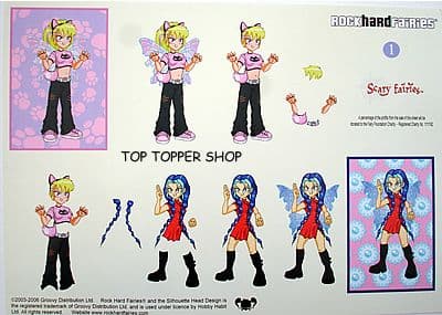 ROCK HARD FAIRIES DECOUPAGE 1