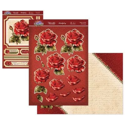Roses are Red - Hunkydory In Full Bloom Deco-Large Kit
