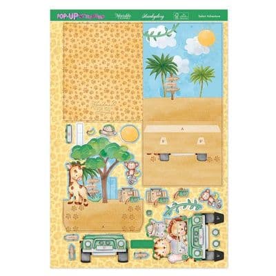 Safari Adventure - Hunkydory Pop-Up Stepper Card Kit