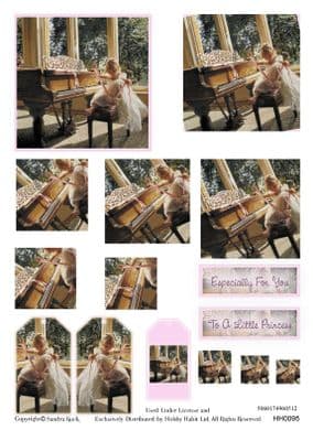 SANDRA KUCK LITTLE CHILDREN STACKER DECOUPAGE SHEET HH0095