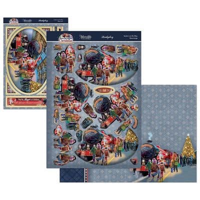Santa's On His Way - Hunkydory A Merry Little Christmas Deco-Large Set