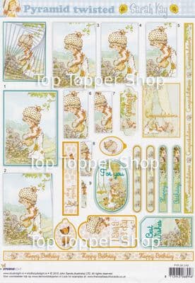 SARAH KAY STUDIO LIGHT TWISTED PYRAMID DECOUPAGE 249
