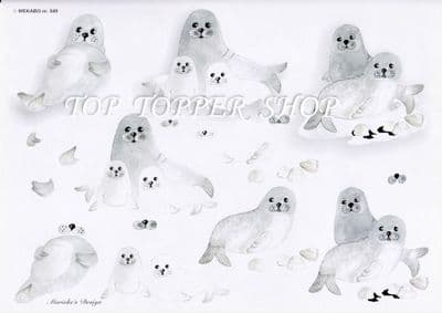 SEALS DECOUPAGE SHEET 549