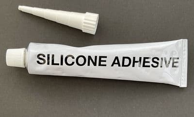 Silicone Adhesive Glue 40ml Tube & Nozzle