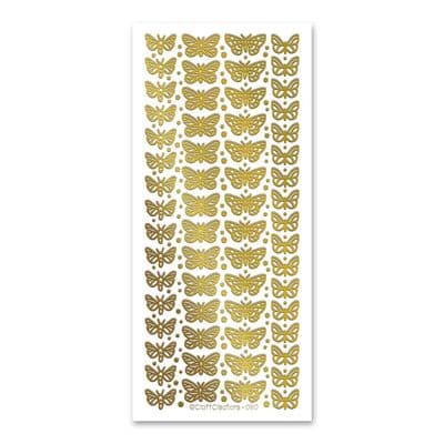 Small Butterflies Gold - Katy Sue Peel Off Stickers