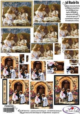 STACK-ITS 358 SISTERS PYRAMID DECOUPAGE