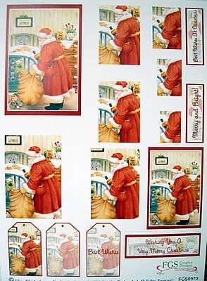 STACK-ITS 570 CHRISTMAS SANTA & SACK