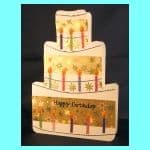 STENCILLO WEDDING CAKE Card Making Template