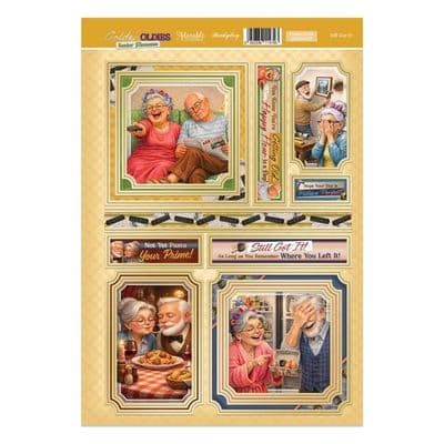 Still Got It - Hunkydory Golden Oldies - Senior Moments  Toppers A4 Sheet