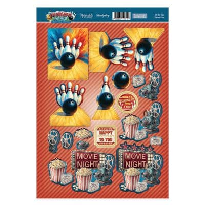 Strike Up Some Fun - Hunkydory Teenage Years Decoupage Topper Sheet