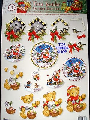 STUDIOLIGHT TINA WENKE 22 CHRISTMAS DECOUPAGE