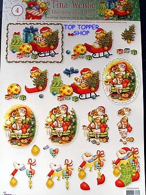STUDIOLIGHT TINA WENKE 4 CHRISTMAS DECOUPAGE