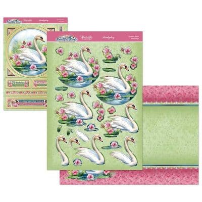 Stunning Swan - Beautiful Birds Hunkydory Die Cut Decoupage Kit