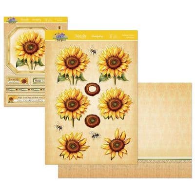 Sunflower Season - Hunkydory In Full Bloom Deco-Large Kit