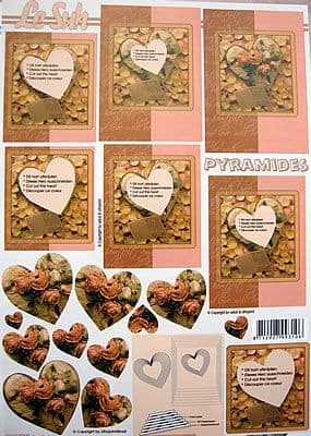SYMPATHY PYRAMID DECOUPAGE SHEET LE SUH 023