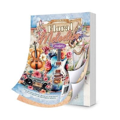 The Little Book of Floral Melodies 120 Pages A6 Hunkydory Card Toppers