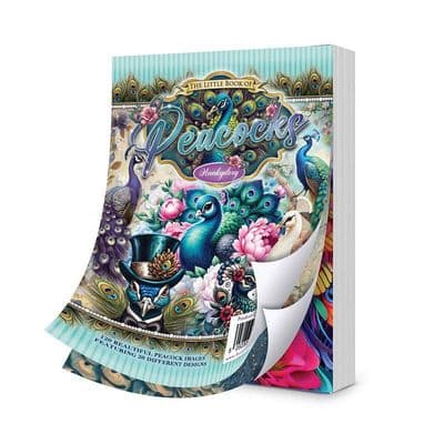The Little Book of Peacocks 120 Pages A6 Hunkydory Card Toppers