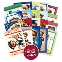 The Little Book of Teddy Time - Hunkydory Pad of 120 A6 Paper Toppers