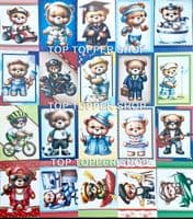 The Little Book of Teddy Time - Hunkydory Pad of 120 A6 Paper Toppers