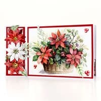 Traditional Christmas Flowers & Leaves 3 A4 Die Cut Elements Sheets - Katy Sue Designs DCE015TC