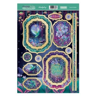 Tropical Delights - Hunkydory Favourites Toppers A4 Sheet