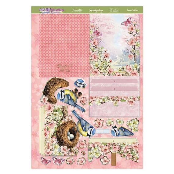 Tweet Wishes - Hunkydory Pop-Up Stepper Card Kit