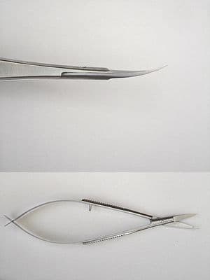 TWEEZER SCISSORS - CURVED - FOR DECOUPAGE