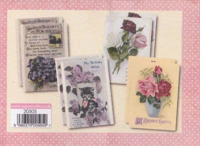 VINTAGE BLOOM 1 8 FLORAL QUICK TOPPERS