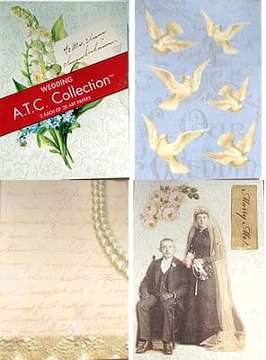 WEDDING ATC THEMED PAPER PAD