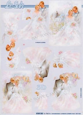 Wedding Bliss Le Suh Decoupage Sheet 4169183