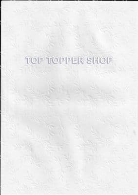 White Flora A4 Vellum Paper