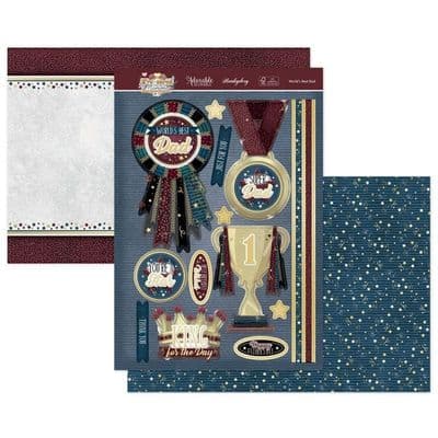 World's Best Dad -  Hunkydory Treasured Moments  Luxury Topper Kit