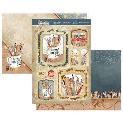 World's Greatest Dad  - Memorable Moments Luxury Topper Set Hunkydory