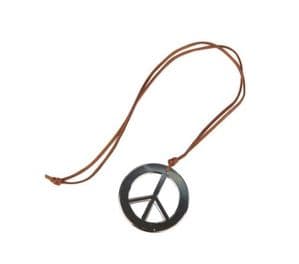 60's 70's Hippie Medallion (1690)