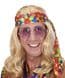 70's Floral Hippie Plus Size Costume  (3331)