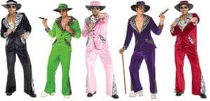 70's Plus size pimp costumes